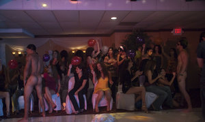 18 year old girl drips cum from tongue after having just lost her virginity